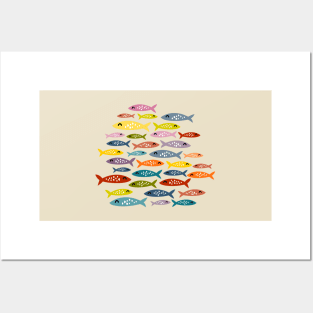 Sardinas De Colores Posters and Art